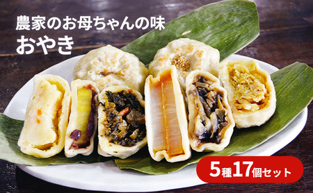 おやき 農家のお母ちゃんの味 5種17個 詰め合わせ 冷凍食品 冷凍 おやつ 惣菜 おかず