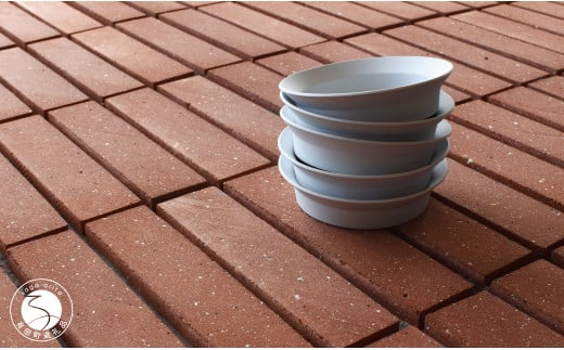 1616/ TY Round Deep Plate 120 Grey 5枚セット グレー ライトグレー ディーププレート 食器 皿 シンプル 12cm 35000円 3.5万円 A35-487