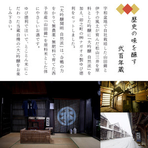 開明 大吟醸自然派・山田錦・松山三井・吟醸・ゆび徳利セット UMS0008