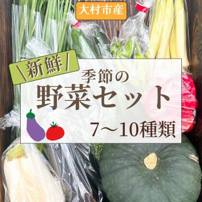 ふるさと納税 大村市 【産直松吉】季節の野菜セット (7〜10品目)