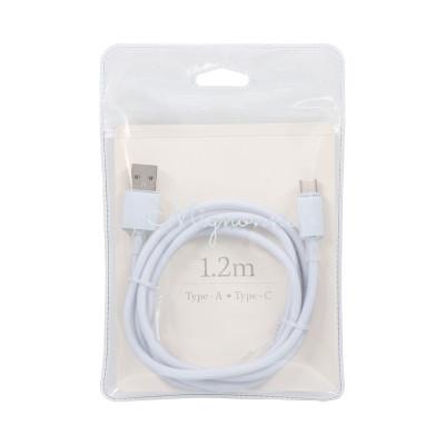 ふるさと納税 海老名市 USB Type-A to USB Type-C シリコンケーブル 1.2m ベイビーブルー |  | 01