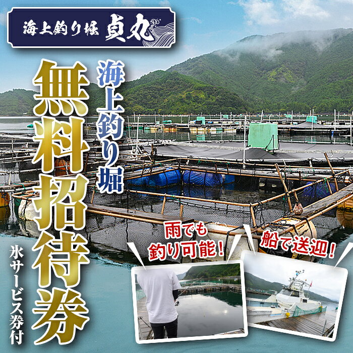 【ふるさと納税】海上釣り堀 貞丸 「無料招待券」 三重県 紀北町 引本浦 海山 貞丸水産 魚 釣堀 フィッシング 利用券 レジャー 体験 【(有)貞丸水産】