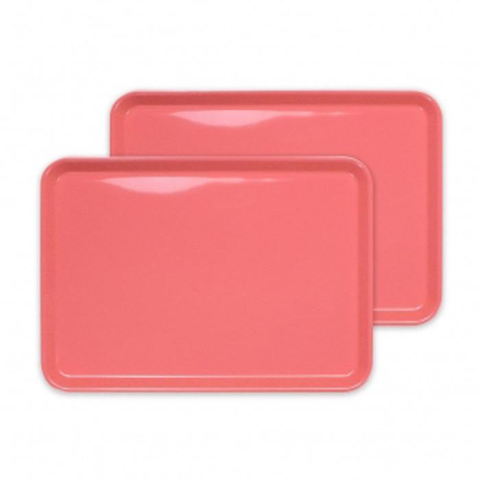 【ふるさと納税】カラフルピノトレー M33cm ピンク 2枚組 タツクラフト 【Tk45】