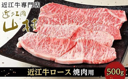 【10月発送】近江牛ロース 焼肉用 500g