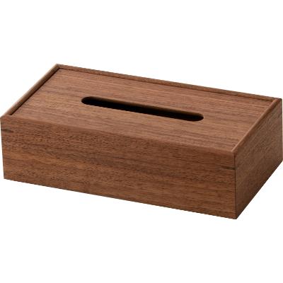 ふるさと納税 旭川市 旭川家具　cosine　ティッシュボックス　ウォルナット_01300