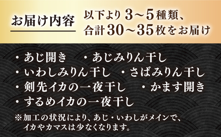 【訳あり】大量干し物セット《壱岐市》【馬渡水産】訳あり 訳アリ あじ アジ いわし イワシ かます カマス いか イカ さば サバ 鯵 鰯 鯖 干物 ひもの 干物セット 冷凍配送[JAQ009]