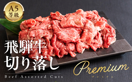 A5等級 飛騨牛  切り落し1kg 簡易包装 切り落し