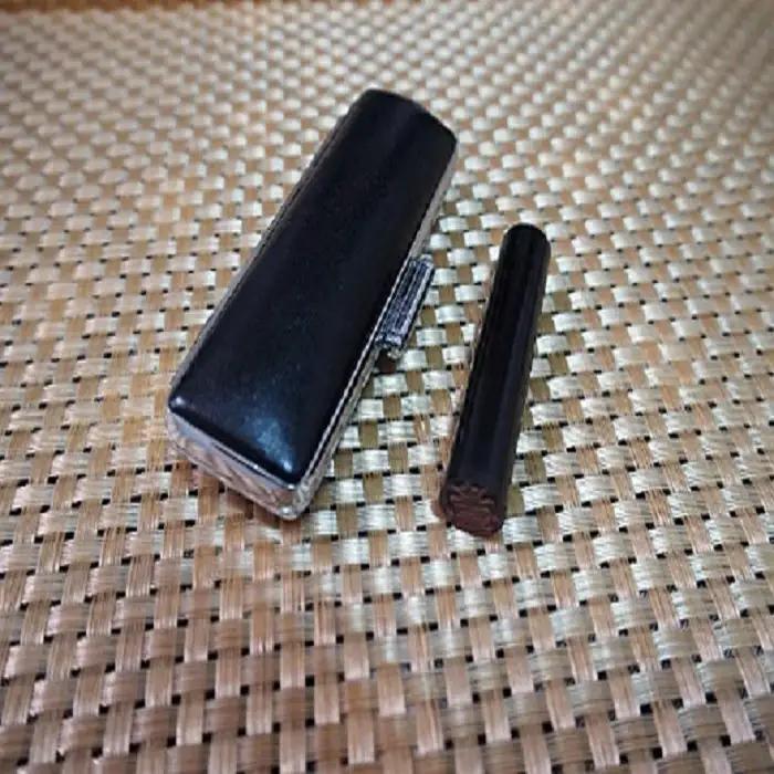 黒水牛丸型印鑑12ｍｍ（ケース付）- はんこ ハンコ 判子 実印 選べる 書体 黒水牛 熊本県 甲佐町【価格改定】