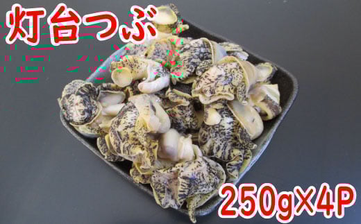 A-19005 【北海道根室産】灯台つぶむき身250g×4P