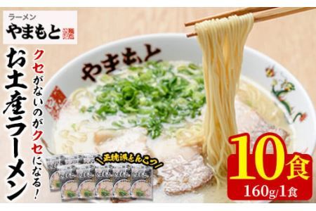 お土産ラーメン 豚骨ラーメン(10食分)とんこつ 豚骨 福岡 筑前ラーメン 常温 常温保存【ksg0205】【ラーメンやまもと春日本店】
