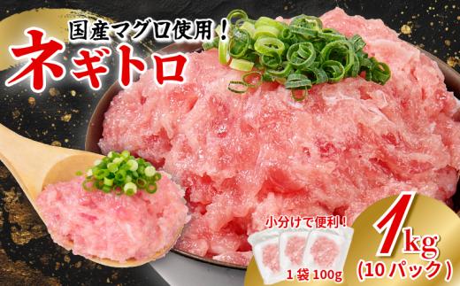 ネギトロ 1kg 100g×10P ねぎとろ マグロ 小分け ねぎとろ ネギトロ丼 まぐろたたき まぐろ マグロ 鮪 海鮮 海鮮丼 魚介 魚 人気 オススメ 小分け 人気 定番 ご飯