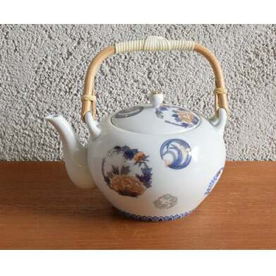 深川製磁 【有田焼】染錦花丸紋　土瓶茶器揃 A500-25_イメージ4