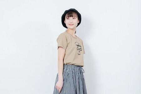 《1》【KEYMEMORY鎌倉】セーラー帽イラストTシャツ BEIGE