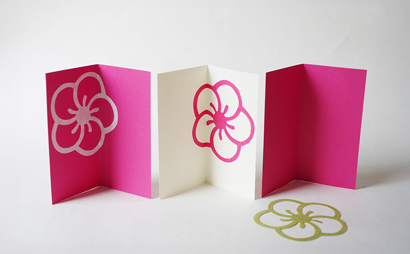 紋切り型mini 紙あそび歳時記 咲く 切り抜き 書籍 紙切り 贈り物 お土産 東京都 大田区