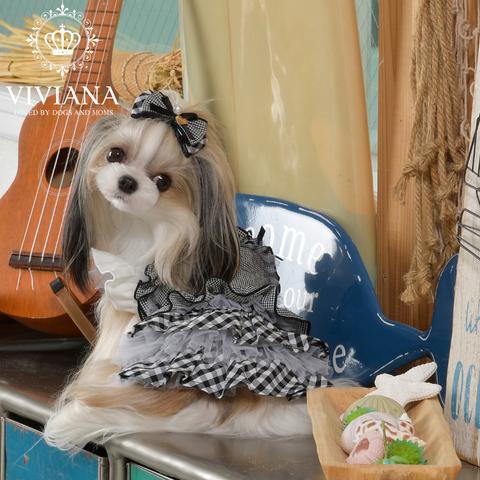 
                  ドッグウェア「VIVIANA」ビスチェワンピース　/　Black
                