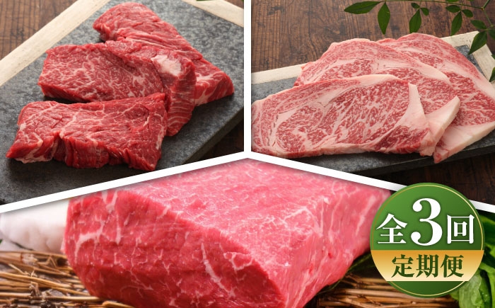 
            【全3回定期便】【数量限定】【GI認証】くまもとあか牛 食べ比べB / 菊陽町 あかうし 熊本県 肉 にく niku ブランド 旨み 【有限会社 三協畜産】 [BHAS026]
          