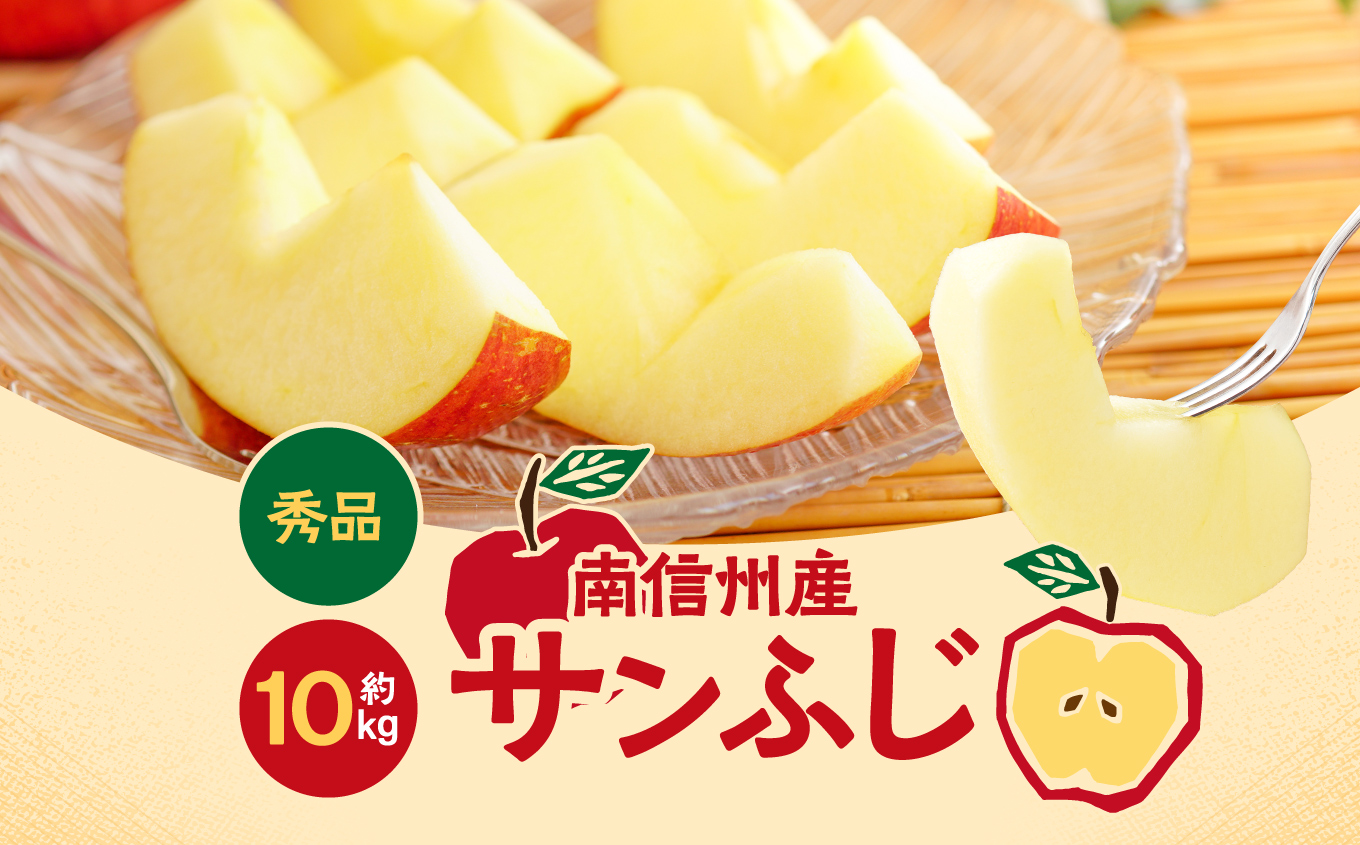 【2026先行予約】人気の品種! 長野県産 りんご ( サンふじ ) 約10kg ＜2026年11月下旬～12月中旬発送＞ | 果物 くだもの フルーツ りんご 林檎 リンゴ サンふじ 長野県 信州 