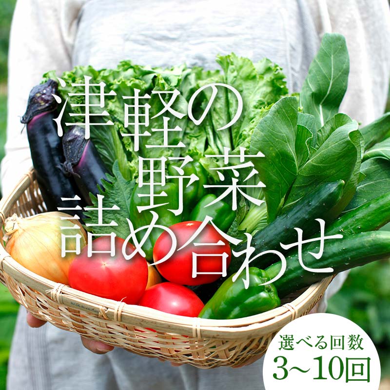 【ふるさと納税】《お届け回数が選べる》津軽の季節の野菜詰め合わせセット 【中泊町特産物直売所ピュア】1回 3回 5回 10回 定期便 旬の野菜 旬野菜 旬 新鮮 食品 グルメ 詰め合わせ 冷蔵 ファーマーズマーケット 野菜 美味しい 甘い サラダ 中泊町 青森 F6N-022var