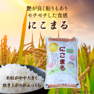 ◎令和5年産◎ 四万十ふるさとの味「香るお米」十和錦、にこまるオススメ３点セット／Bib-05