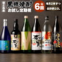 【ふるさと納税】【年6回】 本格 黒糖焼酎 お試し 定期便 毎月2本 900ml 720ml 計10.08L 焼酎 瓶 お酒 アルコール 徳之島産 鹿児島県産 奄美酒類 送料無料 AG-109-N