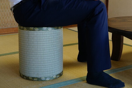 畳職人が作る畳椅子 高さ35cm 古河市 ※着日指定不可 _EA03