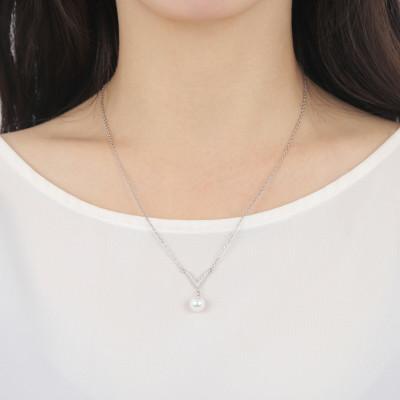 ふるさと納税 志摩市 老舗の真珠専門店・高品質 アコヤ真珠 ペンダント 7.5〜8.0ミリ シルバー・ビクトリー |  | 02