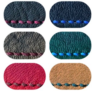 鹿革のカードケース -赤-（シンプル小さめ）革小物 レザー 定期入れ パスケース 免許証カバー【R00591】