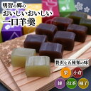 【ふるさと納税】 明智の郷のおいしいおいしい一口羊羹 5本（55g×5）5種 和菓子 ようかん 羊かん 一口サイズ 栗 小倉 練 抹茶 柚子 お菓子 おやつ お茶菓子 スイーツ 詰め合わせ 手土産 贈り物 贈答 ギフト プレゼント 保存食 京都府 福知山市