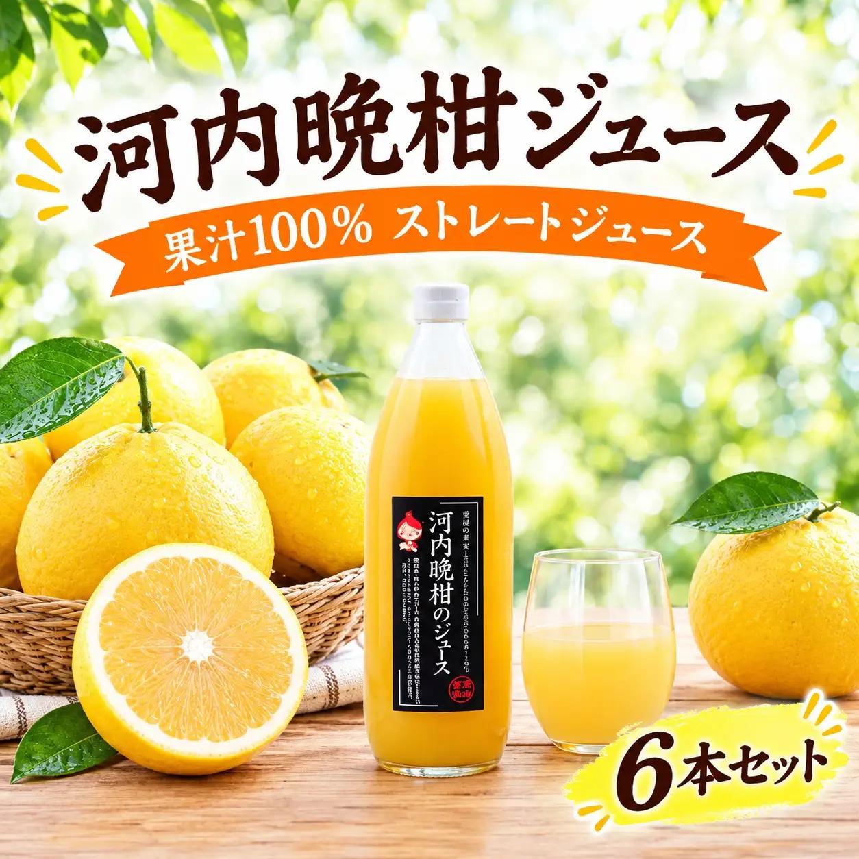 果汁100% ストレートジュース 河内晩柑ジュース 6本 セット (1000ml×6本) 14000円 数量限定 期間限定 高級 贈答 ギフト プレゼント 母の日 おやつ 国産 フルーツ 果物 柑橘 産地直送 農家直送 特産品 完熟 濃厚 人気 限定 甘い こどもの日 ジューシー 新鮮 果実 さわやか 愛媛県 愛南町 あいなんマザーズ 