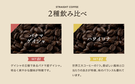 関市　高級コーヒー　パナマゲイシャ　７０g　ハワイコナ　７０g/カフェアダチ　珈琲　コーヒー　自家焙煎　COFFEE　焙煎　パナマ・ゲイシャ　ハワイ・コナ