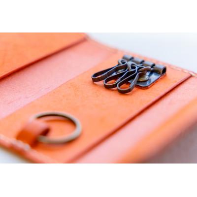 ふるさと納税 富山市 Tocco Lino(トッコ・リーノ)　キーケース　オレンジ |  | 01