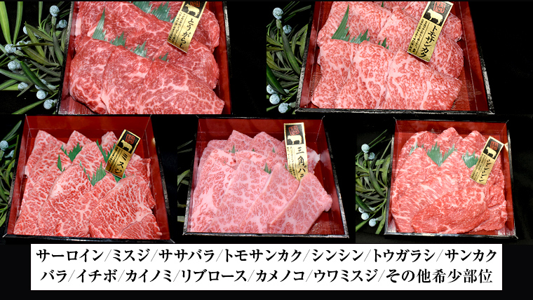 【 常陸牛 希少部位 】焼肉 食べ比べ 4種セット (茨城県共通返礼品) 箱入り 国産 焼き肉 牛肉 希少部位 やきにく ブランド牛 肉 サーロイン