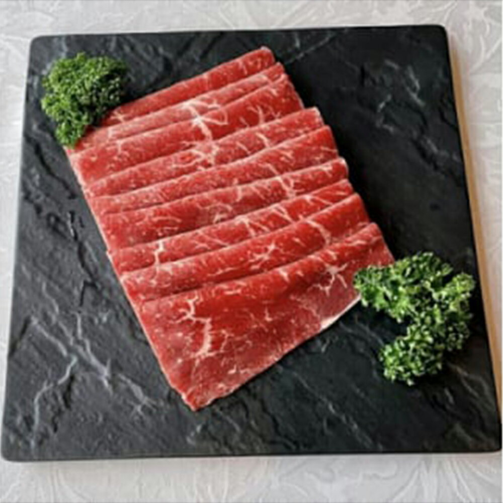 【ふるさと納税】下北牛　ランプ　すき焼き　約300g(約100g×3)　むつ市【配送不可地域：離島】