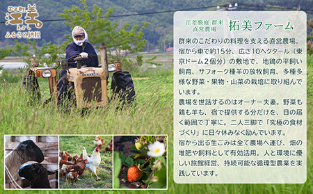 【ふるさと納税限定】「庭主会食プラン」江差旅庭 群来（くき）《おひとり様宿泊券》タクシー送迎つき　地産地消・サステナブルな高級旅館を創業オーナーがご案内いたします　農場見学・収穫体験可能　大人の隠れ家
