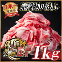 【ふるさと納税】【毎月定期便】飛騨牛　切り落とし　約1kg【冷蔵便】全12回【配送不可地域：離島】【4055088】