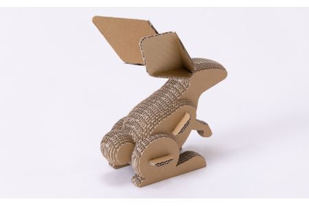 No.216 段ボール製工作キット　干支シリーズ　ウサギ