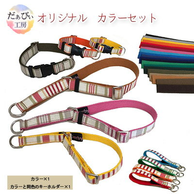 【ふるさと納税】 だぁびぃ工房 オリジナルカラーセット オリジナル カラー 首輪 ワンタッチカラー セミチョークカラー 犬 愛犬 わんこ しつけ 色 テープ カスタマイズ バリエーション 選べる トレーニング 送料無料 神奈川県 逗子市　雑貨・日用品・テープ