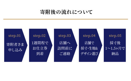 【高級国産生地使用】【御幸毛織オリジナル生地】オーダースーツお仕立て券