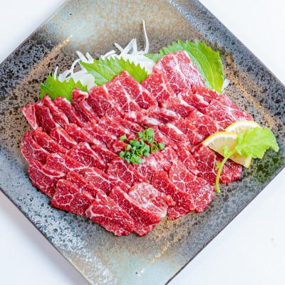 ふるさと納税 水上村 【熊本 と畜】桜屋 特選馬刺しスライス 300g(水上村)