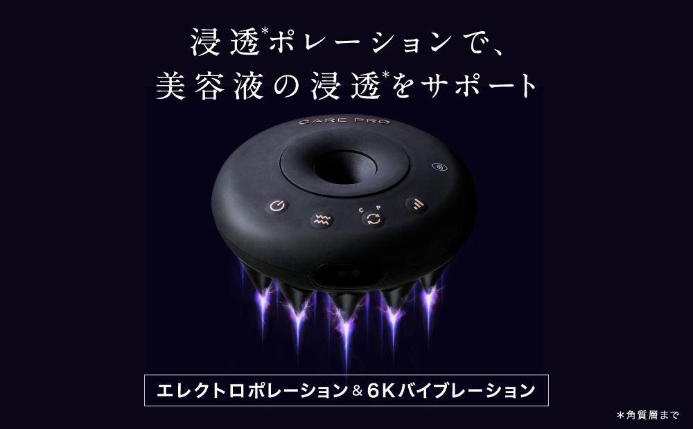 CARE PRO SWaSH スカルプクレンズ促進器 【ケアプロスワッシュ 次世代クレンジングデバイス EMS 頭皮ケア 毛穴汚れ 頭皮洗浄 クレンジング ポレーション リフトケア フェイスラインケア