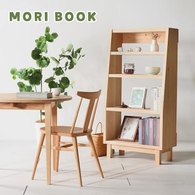 ふるさと納税 大川市 北欧テイストの本棚 森のブックシェルフ 九州産杉材 木の香り漂う無塗装仕上げ 無垢材 国産材 |  | 01