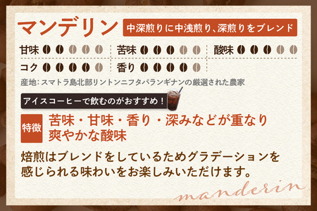 【スペシャリティ珈琲豆】マンデリン+Plusブレンド珈琲