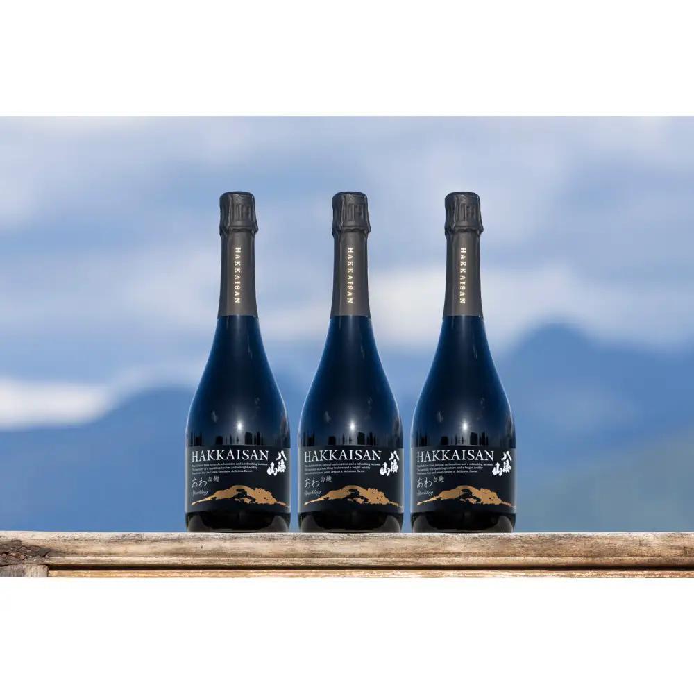 八海山　瓶内二次発酵酒「白麹あわ」四合瓶（720ml）×3本セット