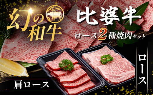 【比婆牛】A5〜A4ランク ロース2種焼肉セット 400g | 牛肉 黒毛和牛 お肉 焼き肉 焼肉 やきにく 焼肉セット 食べ比べ 広島県