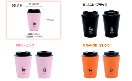 TENPYO　PATTERN　ウォールマグタンブラー 350ml オレンジ