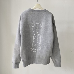 CAT SWEATSHIRT【LLサイズ／GRAY】 [h125]