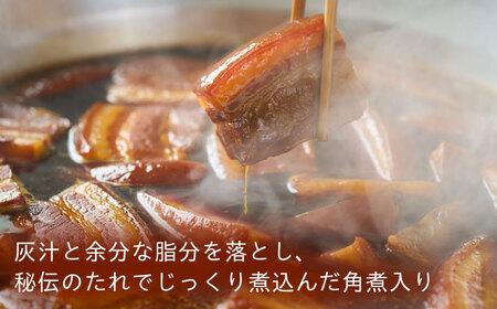 【6回定期便】角煮入り一口豚まん6個入り×3セット[QAX058]