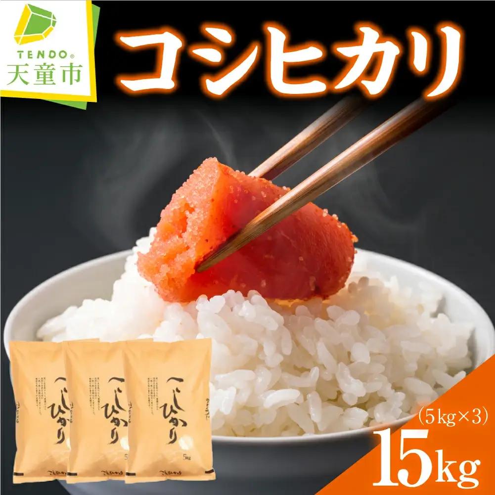 コシヒカリ 15kg [ 令和8年産 ] 米 精米 山形