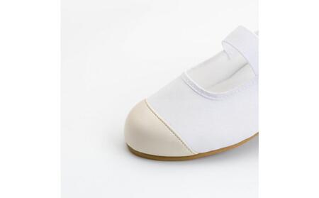 おしゃれな上履き シューズ 室内履き 上靴（アイボリー／27.5cm）