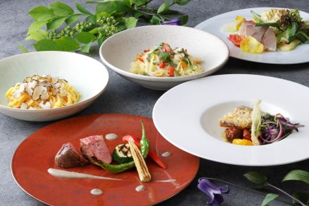 【京都駅】SCALAE／THE THOUSAND KYOTO ディナーコース 3名様（1年間有効） お店でふるなび美食体験 FN-Gourmet391411